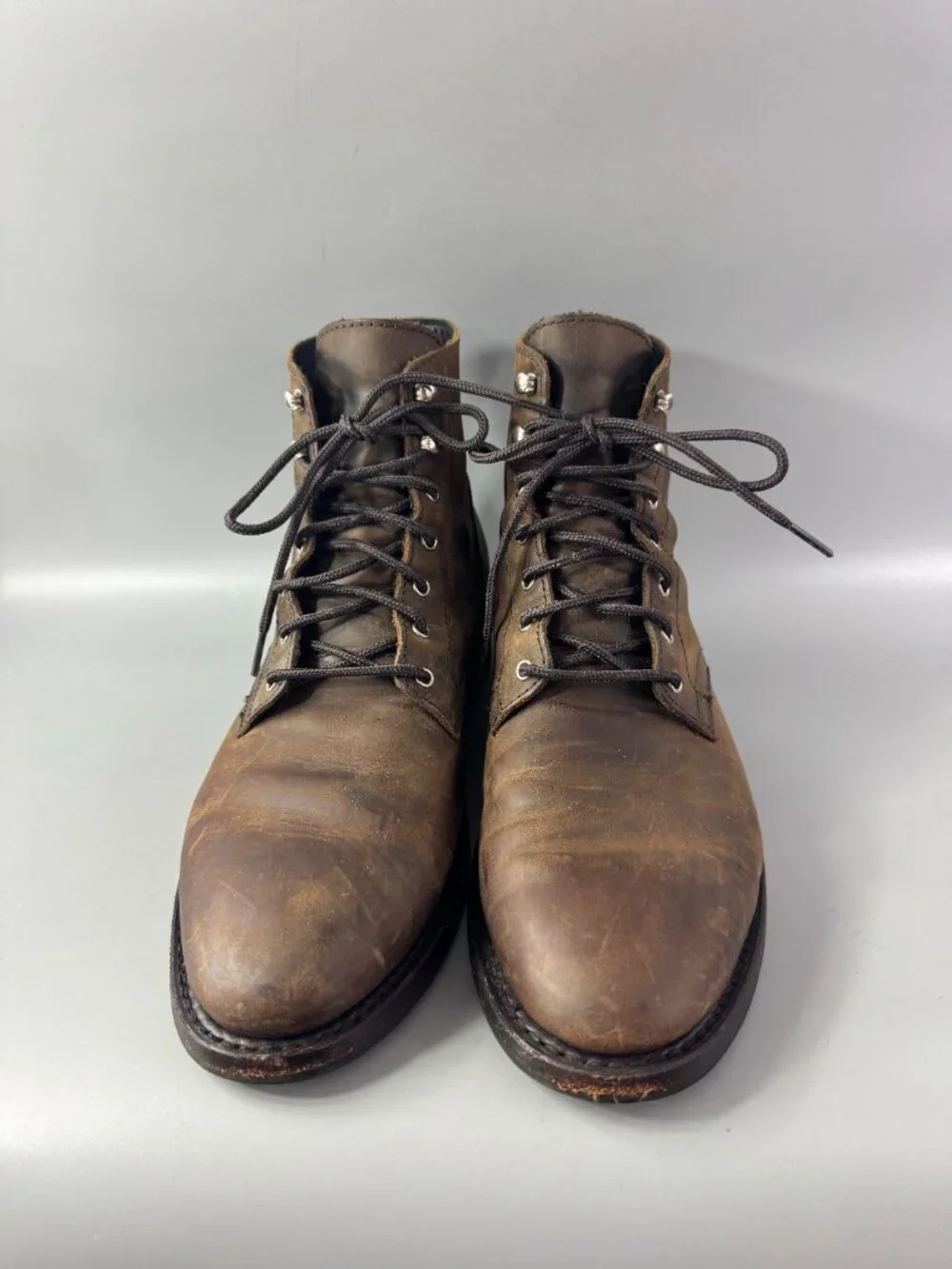 Thursday Boot Co. President Mocha Leather Men's Ankle Boots, Size 12.5